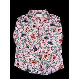 Printfresh Pink Patterned Pajama Top